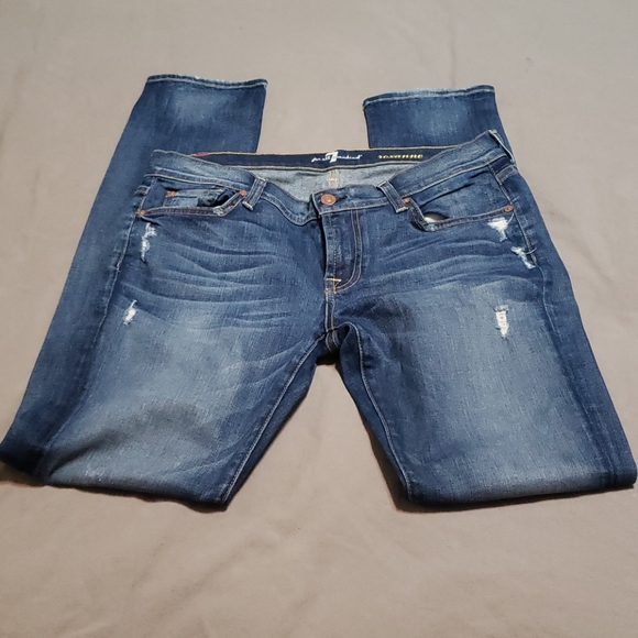7 For All Mankind Denim - 7 for All Mankind Roxanne jeans medium wash